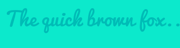 Image with Font Color 00BCB6 and Background Color 0CE9CC